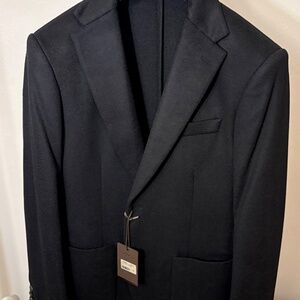 Altea Mens 100% cashmere sport coat jacket Black new with tags